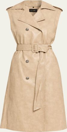 Kobi Halperin Val Double-Breasted Midi Coat Dress