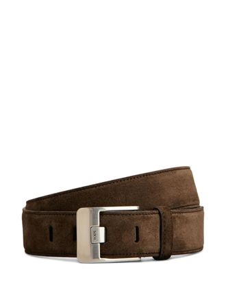 Tod's Cintura in pelle scamosciata - Marrone