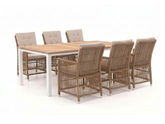 Manifesto Furniture Manifesto Ortello/Linosa 240cm dining tuinset 7-delig