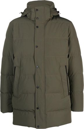 Paul & Shark Save the Sea down jacket - men - Spandex/Elastane/Polyester/Feather/Polyester/Down - XXXL - Green