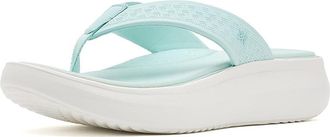 Clarks Solevana Post Womens Sandals Seafoam Green Synthetic : 10 B - Medium