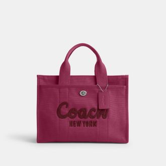 Coach Womens Cargo Tote Bag - Pink Leather - One Size