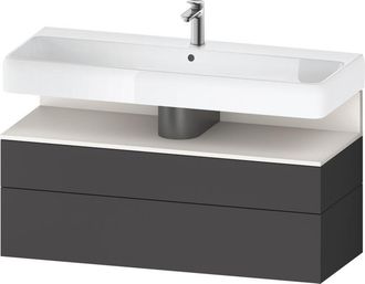 Duravit Duravit - Qatego Mueble Bajo Lavabo, 1 Extra&iacute;ble Y 1 Caj&oacute;n