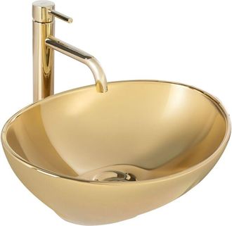 Rea lavabo sobre encimera sofia oro