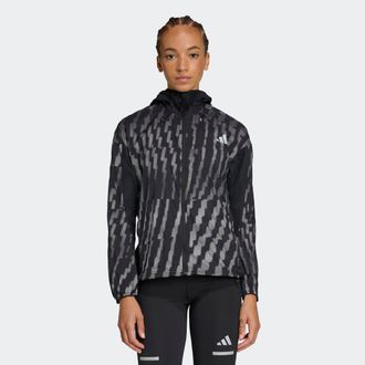 adidas Laufjacke ADIDAS PERFORMANCE ADI365 RUNNING REFLEKTIERENDE, Damen, Gr. L, silber (schwarz, reflective silber), Obermaterial: 100% Polyamid, Jacken Lau