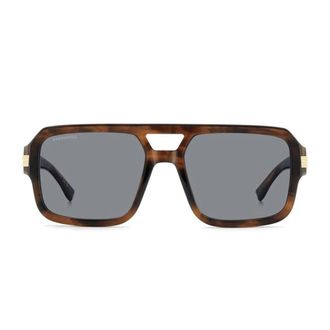 Dsquared2 Sunglasses D2 0197/S Ex4 Ir Brown Horn/Gray Men