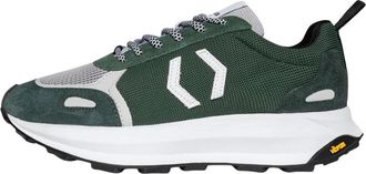 Mikakus Barcelona Schoenen, unisex, Groen, 43 EU, Nylon, Monochrome Cross University Sand Fw 23 Stijl