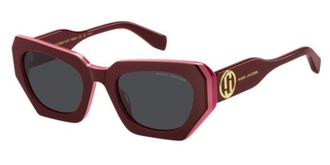 Marc Jacobs MARC 851/S DHV/IR Womens Sunglasses Burgundy Size 52