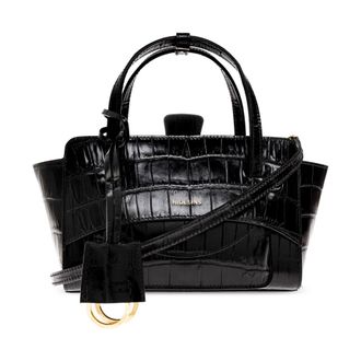 Hidesins Borsa Piccola con Patta - - Bags - Donna - Nero - ONE SIZE