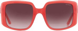 Guess Brown Gradient Butterfly Ladies Sunglasses GU00097 72F 53