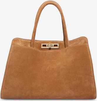 Fabiana Filippi Grosse Handtasche aus Wildleder