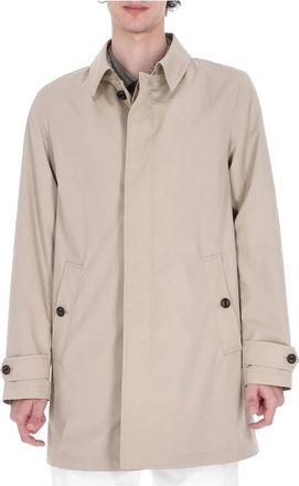 Sealup Naviglio Grande Regenjas - Heren - Mantel - Beige - L - Katoen - Jassen