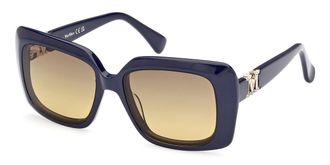 Max Mara MM0030 90F Womens Sunglasses Blue Size 54