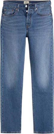 Levi's 501 Original Fit Jeans - Dames - Regular Fit Jeans - Blauw - W27 L28 - Katoen - Jeans