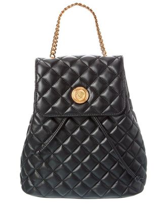 Versace Medusa Quilted Leather Backpack