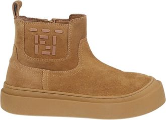 Fendi Filo Suede Laarzen - Dames - Schoenen - Bruin - Maat: 37 EU Su&egrave;de