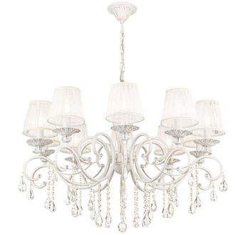 Maytoni Lampadario Shabby Chic Grace Metallo Bianco 10 Luci