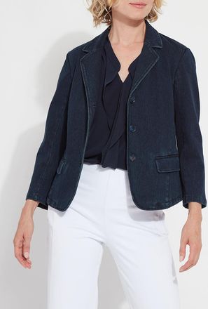 Lyss&eacute; Della Denim Cropped Blazer