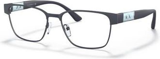 A|X Armani Exchange 55mm Rectangle optical glasses in Blue at Nordstrom