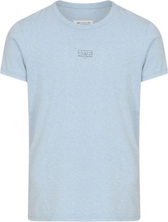 Maison Margiela T-shirt con motivo numeri - Blu