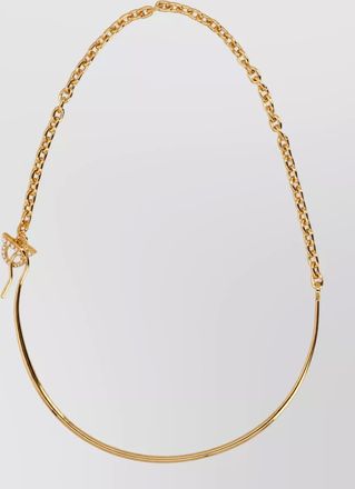 Ferragamo glass pendant necklace