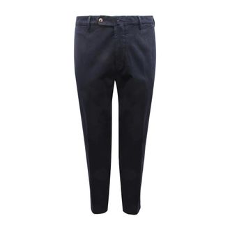 Santaniello Evoluto Cotton Trousers - male - Santaniello - Chinos - Blue - 4XL - Trousers