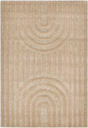 Nazar Rugs Alfombra de sal&oacute;n arco de c&iacute;rculo crema 120x170