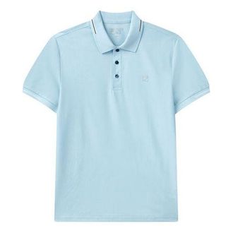 Fila Casual Single Color Short Sleeve PoloShirt Mens Blue F11M122101F-LB