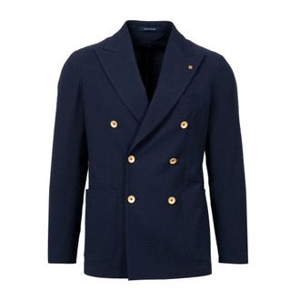 Tagliatore Blazers, male, Blue, Size: M Tagliatore Blue