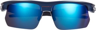 Oakley BiSphaera 68mm Oversize Gradient Prizm Rectangular Sunglasses in Team Usa Abyss /prizm Sapphire at Nordstrom