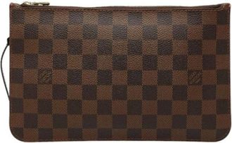 Louis Vuitton Pre-owned Clutches, female, Brown, Size: ONE SIZE Pre-owned Damier Clutch