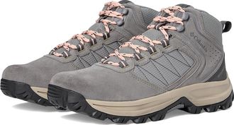 Columbia Transverse Suede Womens Climbing Shoes Stratus/Blush Rose : 10.5 B - Medium