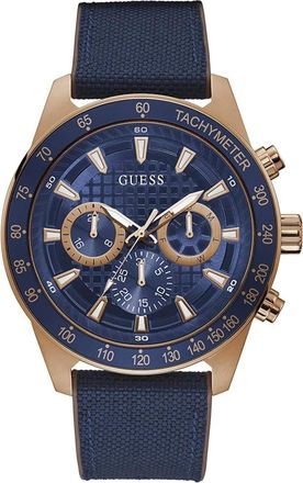 Guess Armbanduhr - Heren - Horloges - Blauw - ONE Size - Nylon - Accessoires
