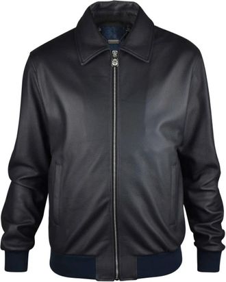 Billionaire Boys Club Glad leren jack - Heren - Zomerjassen - Zwart - XL - Leer - Jassen