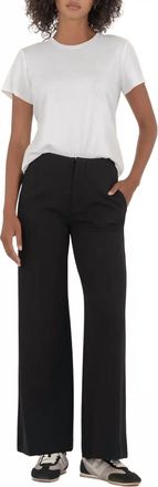 Kut from the Kloth Meg High Rise Wide Leg Trouser In Black