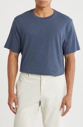 Travis Mathew Solid Crewneck T-Shirt in Htr Blue Nights/vint at Nordstrom Rack, Size Medium