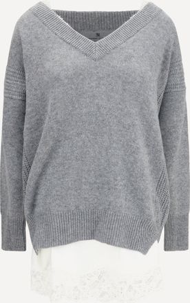 Ermanno Scervino Abito in maglia con sottoveste Woman 40