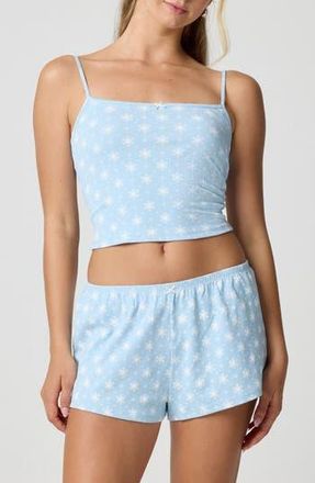 Florence By Mills Cotton Blend Pajamas in Snowflakes at Nordstrom Rack, Size Small