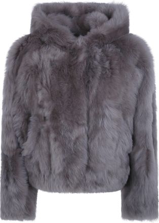 BLANCHA Jacket Furry Hooded Toscana Shearling