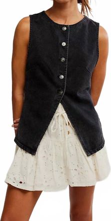 Free People Aimee Vest In Black
