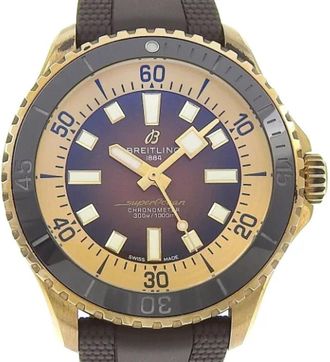 Breitling Pre-owned Polshorloge - Heren - Vintage Horloges - Bruin - ONE Size - Vintage