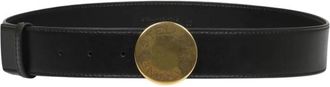 Stella McCartney Alter Mat Riem - Dames - Riemen - Zwart - 80 CM - Leer - Accessoires