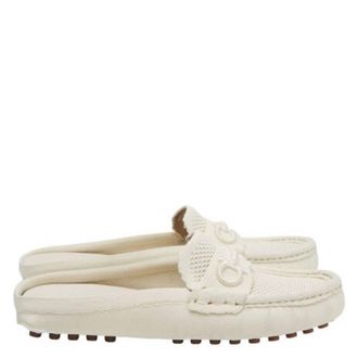 Ferragamo Darcy Driver Mules, Size 7 C