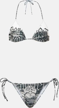 Jean Paul Gaultier Printed bikini