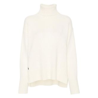 Polo Ralph Lauren Turtlenecks, female, Beige, L, Beige Wool Cashmere Casual Jumper