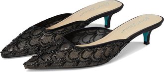 Blue by Betsey Johnson Ellis Womens Shoes Black : 6.5 M, Textile