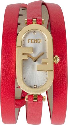 Fendi Fendi Womens Olock Diamond Watch