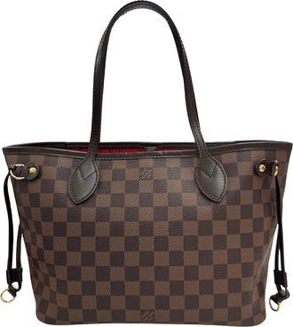 Louis Vuitton Brown Damier Canvas Damier Canvas Shoulder Bag Tote Bag (Pre-Owned)