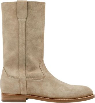 Buttero Floyd Enkellaarsjes - Heren - Enkellaarsjes - Beige - 43 EU - Leer - Schoenen