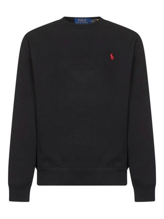 Polo Ralph Lauren ribbed crew-neck sweater - men - Polyester/Cotton - S - Black